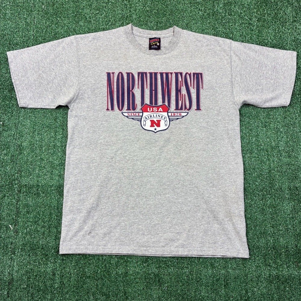 Vintage 90s USA Northwest Aviation Promo T-shirt